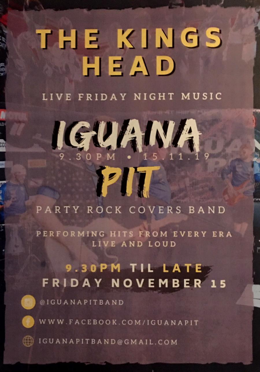 Iguana Pit Poster
